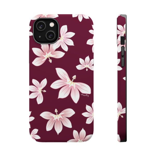 Naupaka Beach Flowers in Dark Berry, MAGSAFE