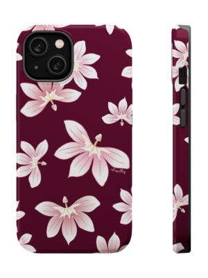 Naupaka Beach Flowers in Dark Berry, MAGSAFE