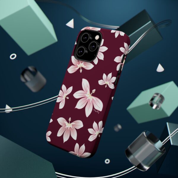 Naupaka Beach Flowers in Dark Berry, MAGSAFE