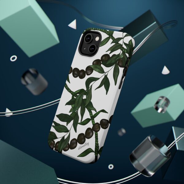 Kukui Nut, Maile, Ti Leaf Lei (White), MAGSAFE