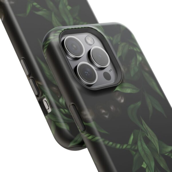 Kukui Nut, Maile, Ti Leaf Lei (Black), MAGSAFE