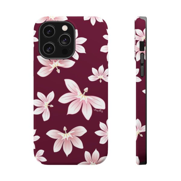 Naupaka Beach Flowers in Dark Berry, MAGSAFE