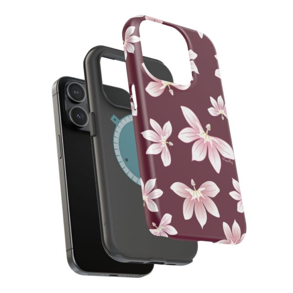 Naupaka Beach Flowers in Dark Berry, MAGSAFE