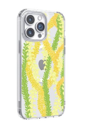 Triple Strand Ilima, Pakalana and Puakenikeni Lei CLEAR MagSafe