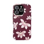 Naupaka Beach Flowers in Dark Berry, MAGSAFE