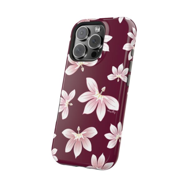 Naupaka Beach Flowers in Dark Berry, MAGSAFE