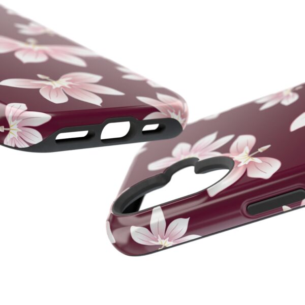 Naupaka Beach Flowers in Dark Berry, MAGSAFE