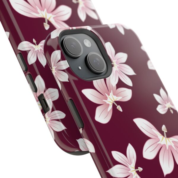 Naupaka Beach Flowers in Dark Berry, MAGSAFE